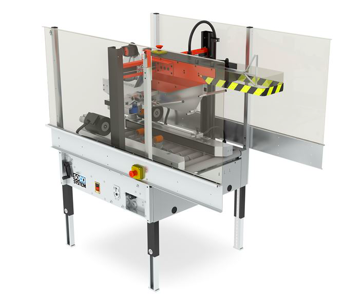 丹麦进口SOCO封箱机维修保养皮带更换