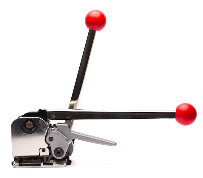 免扣钢带打包机GD35-打包机收紧轮